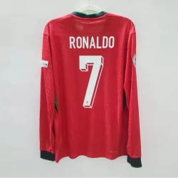 Cristiano Ronaldo #7 Portugal Fotballdrakter EM 2024 Hjemmedrakt Mann Langermet